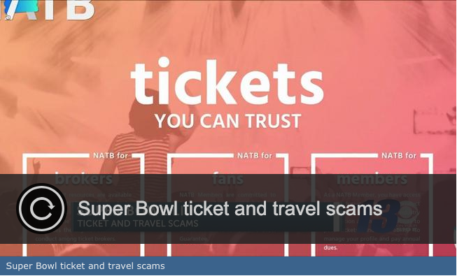 BBB warns of Super Bowl ticket and travel scams